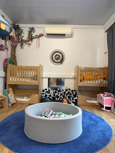 Ball pit play area at unique child montessori northolt
